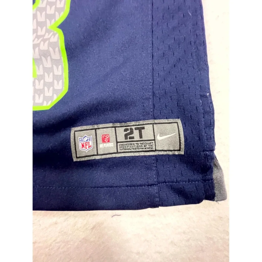 Seattle Seahawks Jersey Toddler 2T #3 Russell Wilson Nike Football‎ NFL On Field